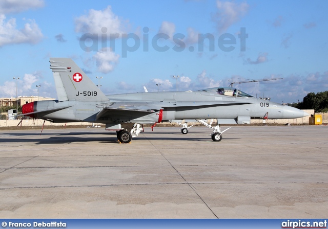 J-5019, Boeing (McDonnell Douglas) F/A-18-C Hornet, Swiss Air Force