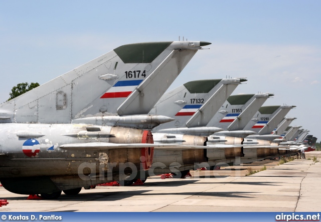 16174, Mikoyan-Gurevich MiG-21-UM, Serbian Air Force