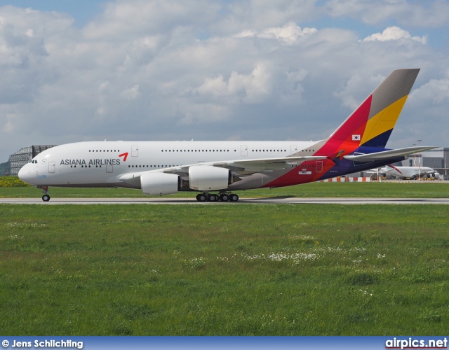 F-WWSQ, Airbus A380-800, Asiana Airlines