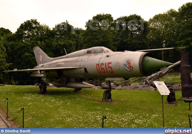 0615, Mikoyan-Gurevich MiG-21-PF, Polish Air Force