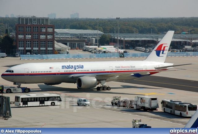 9M-MRH, Boeing 777-200ER, Malaysia Airlines