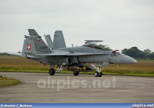 J-5234, Boeing (McDonnell Douglas) F/A-18-D Hornet, Swiss Air Force