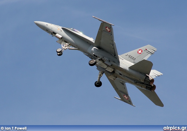 J-5022, Boeing (McDonnell Douglas) F/A-18-C Hornet, Swiss Air Force