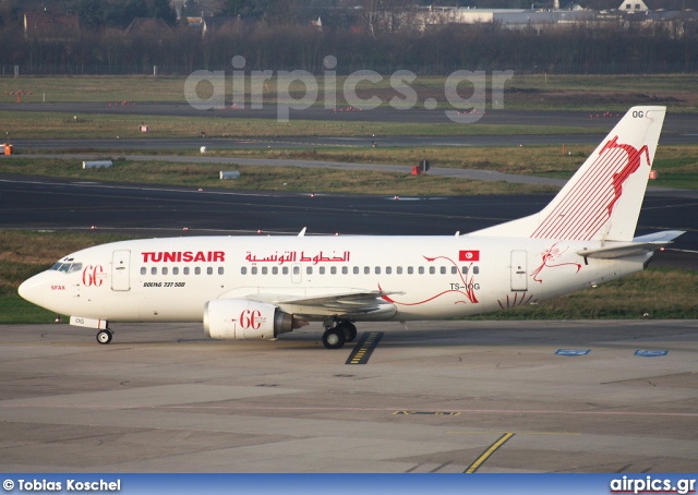 TS-IOG, Boeing 737-500, Tunis Air