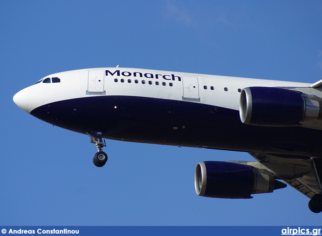 G-MONR, Airbus A300B4-600R, Monarch Airlines