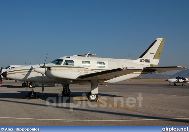 SX-BNI, Piper PA-31-P Pressurized Navajo, Private