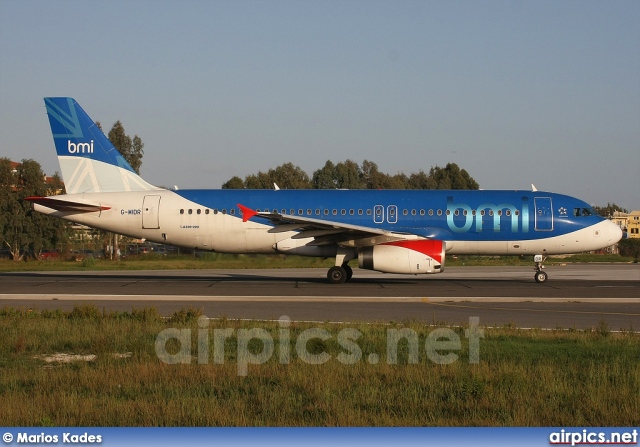 G-MIDR, Airbus A320-200, bmi