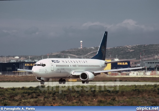 SX-BMB, Boeing 737-400, Macedonian Airlines