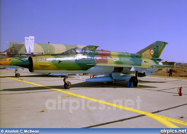 5912, Mikoyan-Gurevich MiG-21-MF Lancer A, Romanian Air Force