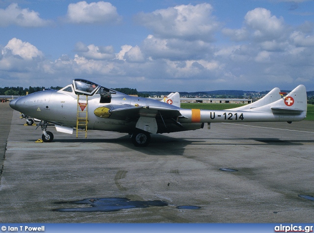 U-1214, De Havilland DH-115 Vampire-T.55, Swiss Air Force