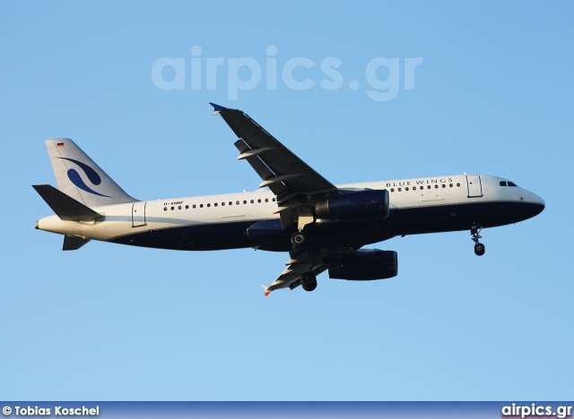 D-ANNF, Airbus A320-200, Blue Wings