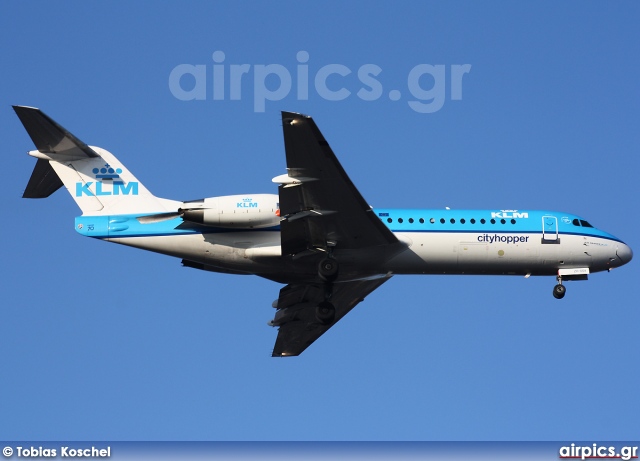 PH-KZH, Fokker 70, KLM Cityhopper