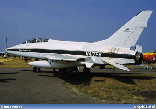 N417FS, North American TF-100-F Super Sabre, Flight Systems Inc