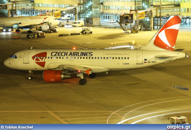 OK-NEO, Airbus A319-100, CSA Czech Airlines