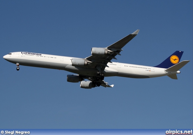 D-AIHF, Airbus A340-600, Lufthansa