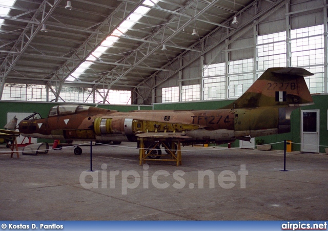22274, Lockheed TF-104-G, Hellenic Air Force