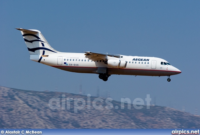 SX-DVA, British Aerospace Avro RJ100, Aegean Airlines