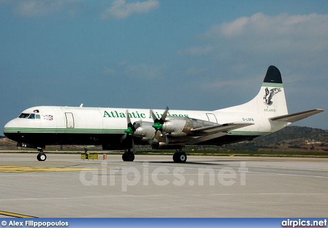 G-LOFB, Lockheed L-188-C(F) Electra, Atlantic Airlines (UK)