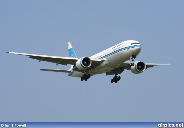 9K-AOB, Boeing 777-200ER, Kuwait Airways