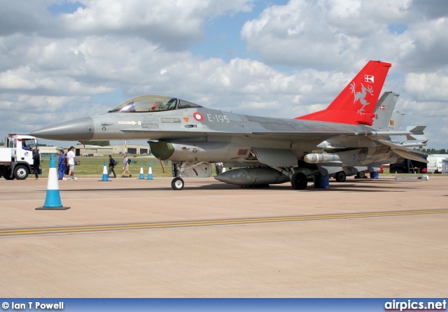 E-195, Lockheed F-16-AM Fighting Falcon, Royal Danish Air Force