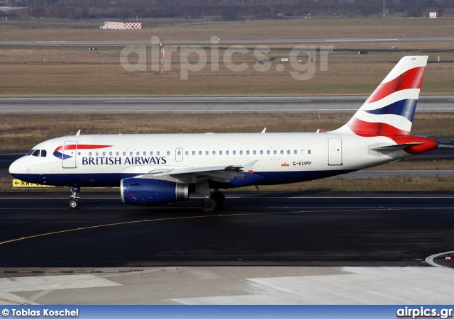 G-EUPP, Airbus A319-100, British Airways