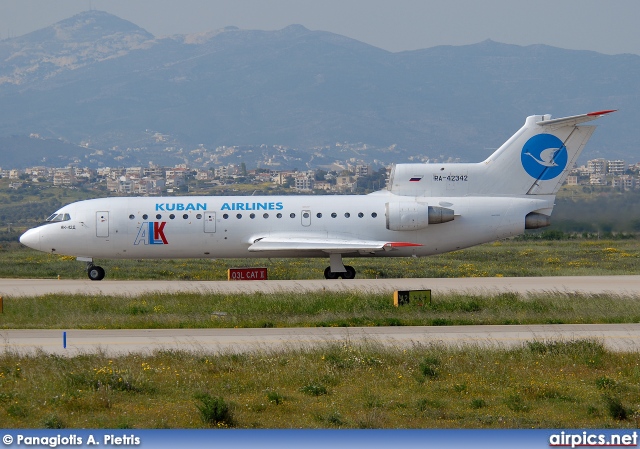 RA-42342, Yakovlev Yak-42-D, Kuban Airlines