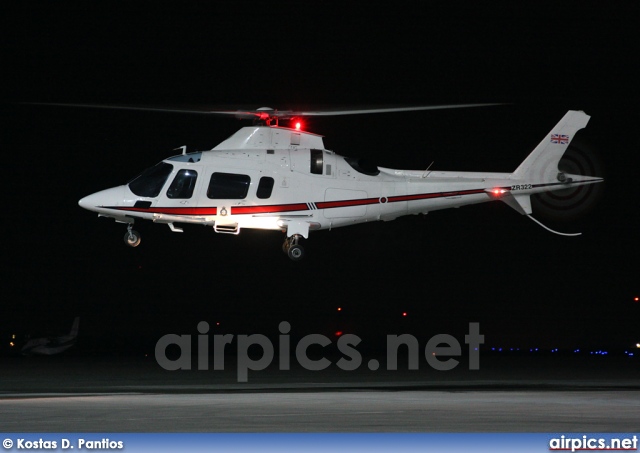 ZR322, Agusta A109-E Power Elite, Royal Air Force