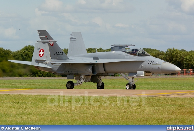 J-5007, Boeing (McDonnell Douglas) F/A-18-C Hornet, Swiss Air Force