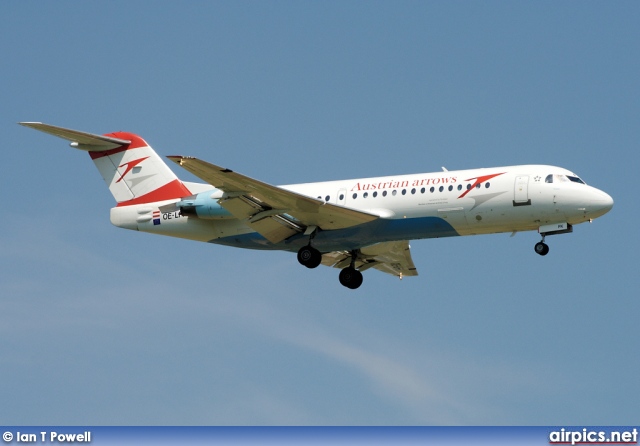 OE-LFK, Fokker 70, Austrian Arrows (Tyrolean Airways)