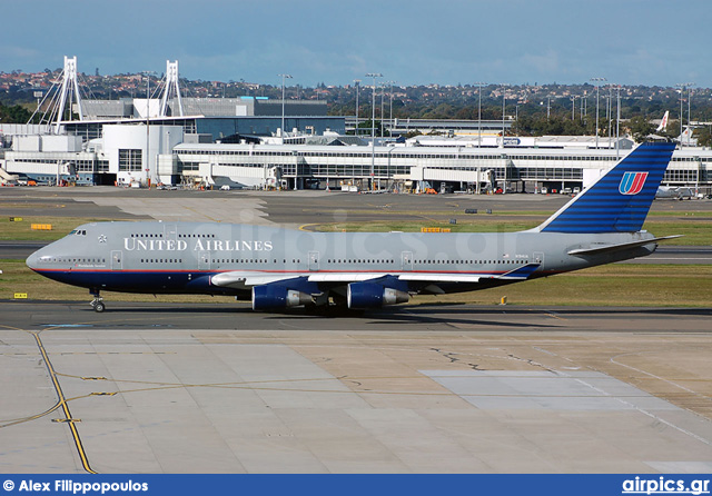 N194UA, Boeing 747-400, United Airlines