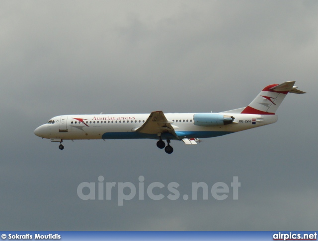 OE-LVH, Fokker F100, Austrian Arrows (Tyrolean Airways)