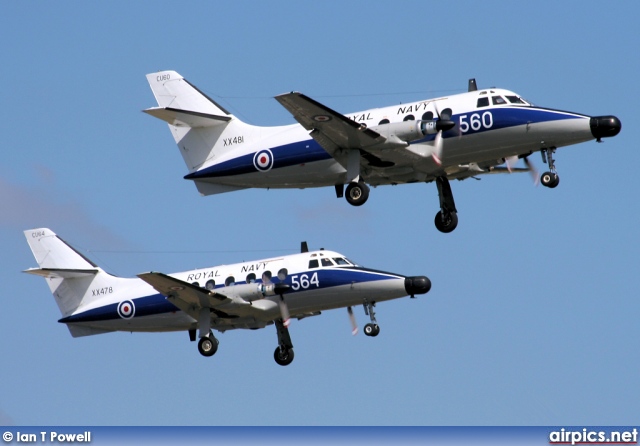 XX481, British Aerospace JetStream-T.2, Royal Navy - Fleet Air Arm