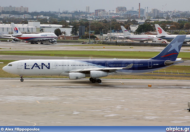 CC-CQE, Airbus A340-300, Lan Airline