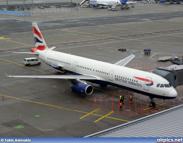 G-EUXE, Airbus A321-200, British Airways