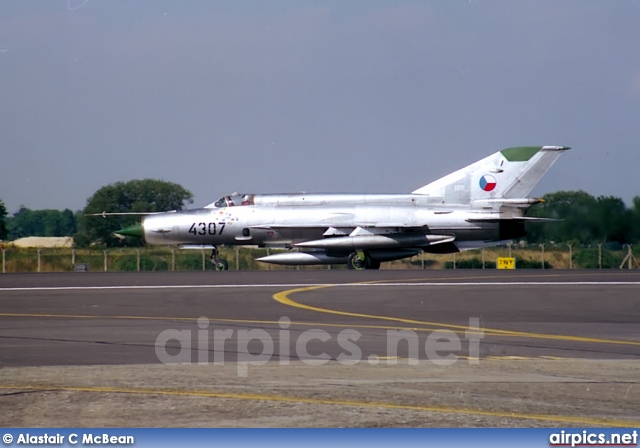 4307, Mikoyan-Gurevich MiG-21-M, Czech Air Force