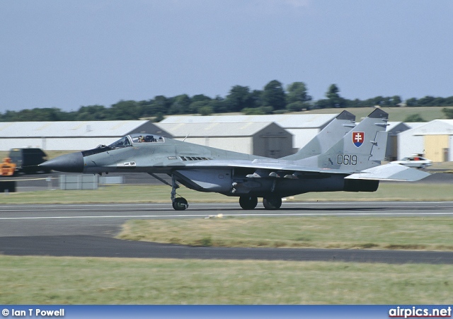 0619, Mikoyan-Gurevich MiG-29-A, Slovak Air Force