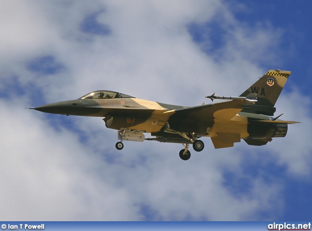 87-0321, Lockheed F-16-C Fighting Falcon, United States Air Force