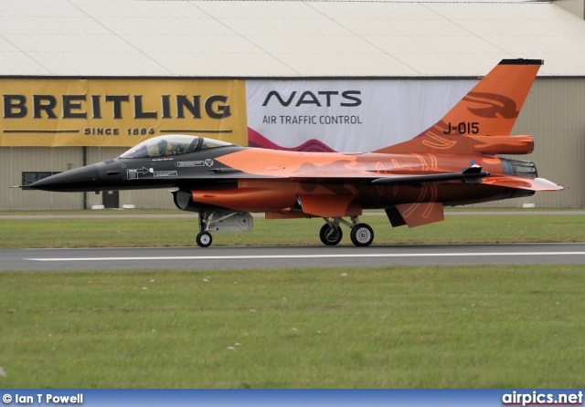 J-015, Lockheed F-16-AM Fighting Falcon, Royal Netherlands Air Force