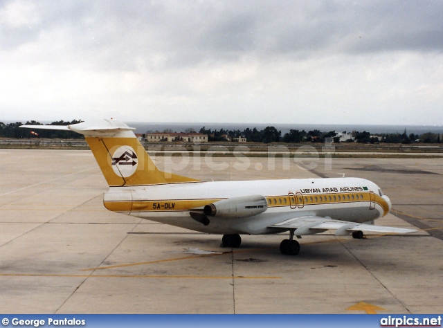 5A-DLV, Fokker F28-4000 Fellowship, Libyan Arab Airlines