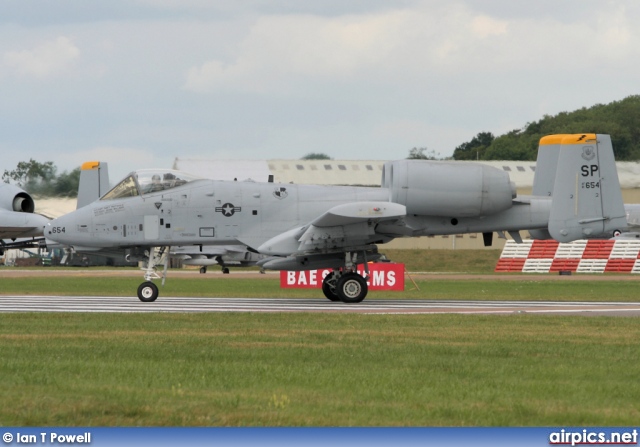 82-0654, Fairchild A-10-A Thunderbolt II, United States Air Force