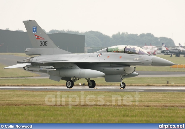 305, Lockheed F-16-BM Fighting Falcon, Royal Norwegian Air Force