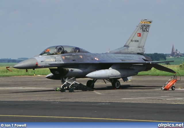 93-0696, Lockheed F-16-D Fighting Falcon, Turkish Air Force