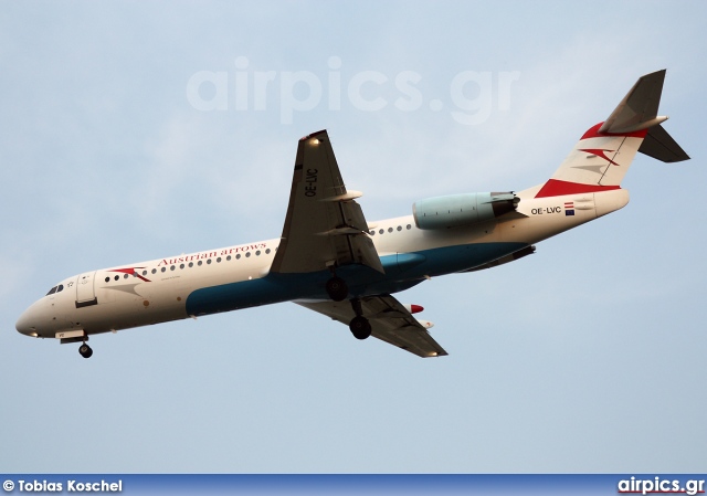 OE-LVC, Fokker F100, Austrian Arrows (Tyrolean Airways)