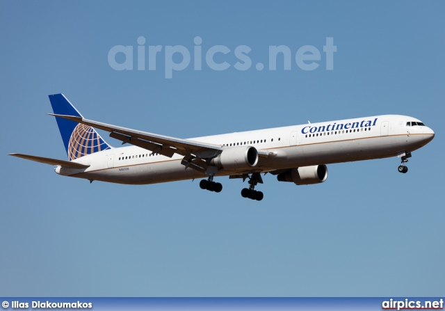 N66056, Boeing 767-400ER, Continental Airlines