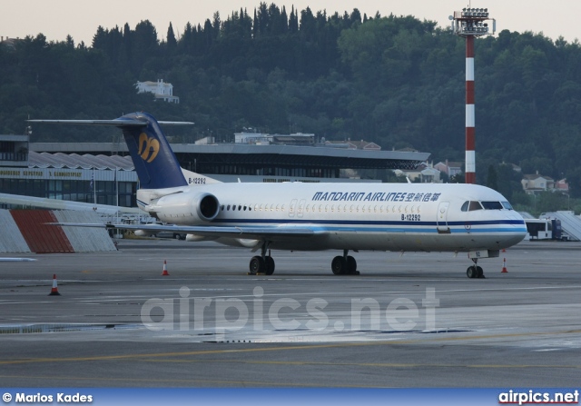 B-12292, Fokker F100, Mandarin Airlines