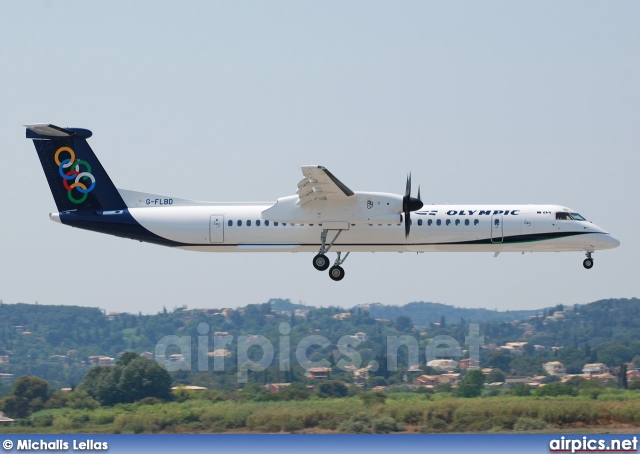 G-FLBD, De Havilland Canada DHC-8-400Q Dash 8, Olympic Air