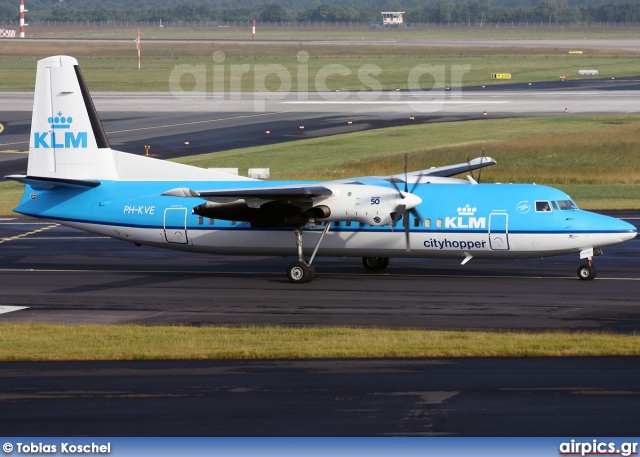 PH-KVE, Fokker 50, KLM Cityhopper