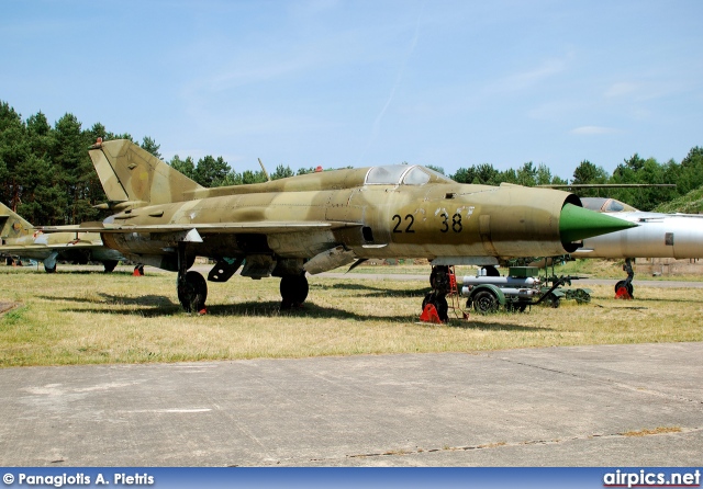 22-38, Mikoyan-Gurevich MiG-21-SPS Fishbed F, Untitled