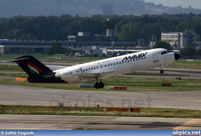 HA-LME, Fokker 70, MALEV Hungarian Airlines