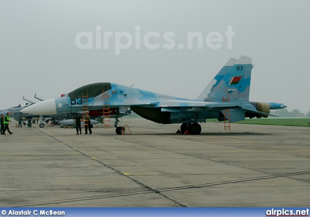 63, Sukhoi Su-27-UB, Belarusian Air Force